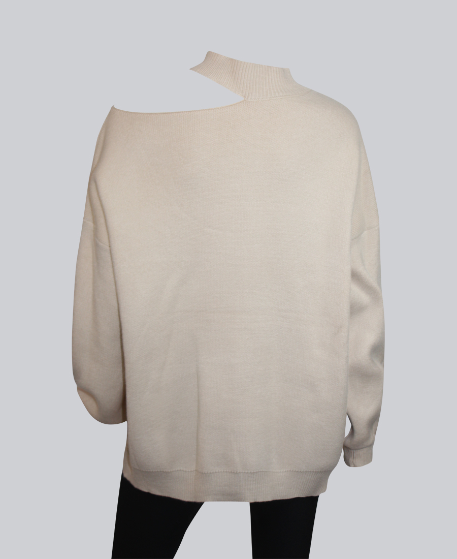 One Shoulder Sweatshirt - Zannza Online Women Fashion Store